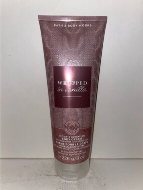 Bath & Body Works Wrapped In Vanilla Body Cream 8oz New